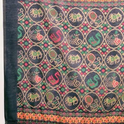 KALINI Ethnic Motifs Printed Zari Saree image 4