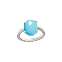 RRVGEM 12.25 Ratti to 13.25 Ratti Unheated Turquoise Firoza Blue Gemstone Ring-picture-43