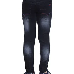 KUNDAN Boys Light Fade Mid-Rise Stretchable Jeans image 2