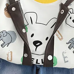 StyleCast x Revolte Boys Hood Printed T-shirt With Trousers image 2