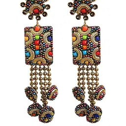 muccasacra Multicoloured Alloy Earrings-picture-27