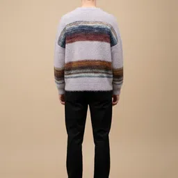 HERE&NOW Men Striped Pullover image 2