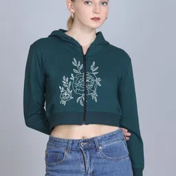Obaan Women Graphic Printed Hooded Sweatshirt-picture-21