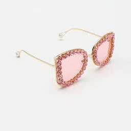 PELLE LUXUR Unisex UV Protected Lens Oversized Sunglasses PLSG9364 image 4