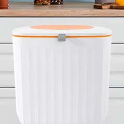 The Better Home White Self-Design Stainless Steel Dustbins - 8 L image 1