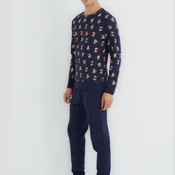 Trendyol Men Printed T-shirt and Pyjamas Night suit-picture-35