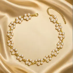 MEENAZ Gold-Plated Choker Necklace-picture-30