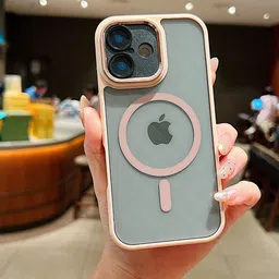 Luxury Kase Magnetic Clear Shockproof iPhone 16 Back Case-picture-29