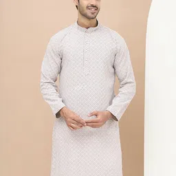 GRAGE Men Beige Kurtas-picture-44