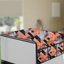 The Furnishing Tree Orange Printed Air Conditioner Cover-picture-20