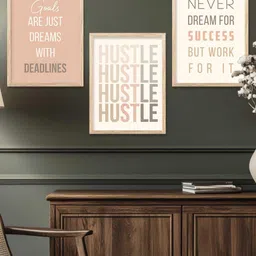 walllane Motivational Wall Art With Frame Home Decor Wall Painting For Living Room Office Bedroom image 5