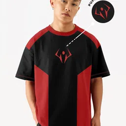 Crazymonk Men Printed Drop-Shoulder Sleeves Applique T-shirt-picture-38