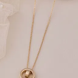 GC PREMIUM JEWELLERY Gold-Plated Circular Pendants with Chains-image-68