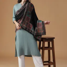 SHINGORA Women Ethnic Motifs Woven Design Shawl-picture-29