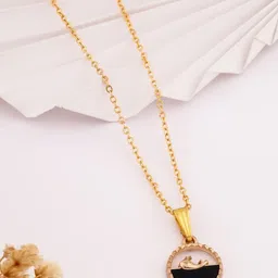 SZN Elegant Set Of 2 Gold-Plated Star Shaped Minimal Link Chain Necklaces image 5