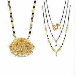 Bhanu diam Women Gold Mangalsutra-image-82