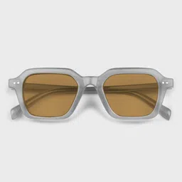SAM & MARSHALL Unisex Square UV Protected Lens Sunglasses VADER_GREY_20035 image 5