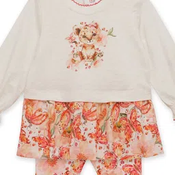 THE BABY TRUNK Girls Printed Sleepsuit image 2