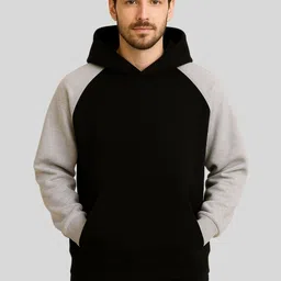 Raxedo Men Oversized Travel Ready Casual & Everyday Layer Raglan Hoodie-picture-27
