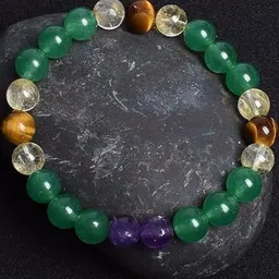 VIBESLE Unisex Multicoloured Elasticated Bracelet-picture-17