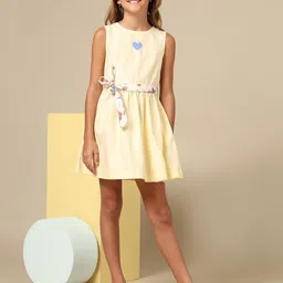 U.S. Polo Assn. Kids Floral Print Fit & Flare Mini Dress-image-3