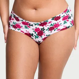 Victoria's Secret No-Show Women Floral Printed Mid-Rise Hipster Briefs-image-62