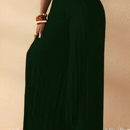 Kushi Flyer Women Knitted Palazzos image 4