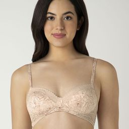 Amante Floral Half Coverage Lightly Padded Push-Up Bra-picture-20