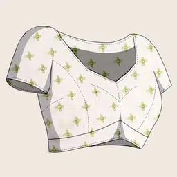 VS MALL Ethnic Motifs Sequinned Pure Cotton Saree image 4