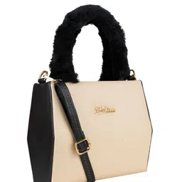 Flingo Leather Structured Handheld Bag image 3