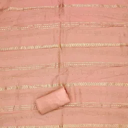 LeeliPeeri Designer Embroidered Unstitched Dress Material image 4