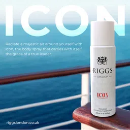 RIGGS LONDON Men Icon Perfumed Deodorant Body Spray - 250 ml image 3