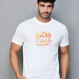 SZN Men Typography Printed Round Neck Cotton Slim Fit T-shirt-picture-14