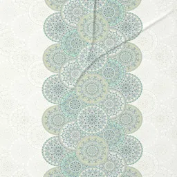 DDecor Omega Green Ethnic Cotton 144 TC Fitted Double King Bedsheet Set-1.82 m X 1.98 m image 4