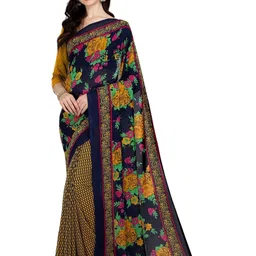 Moda Rapido Floral Poly Georgette Saree-picture-36