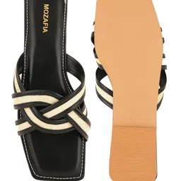MOZAFIA Women Textured Open Toe Flats-picture-47