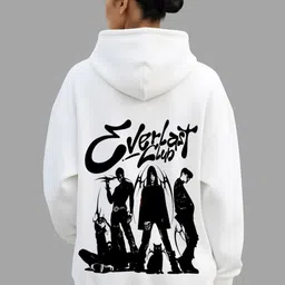 TheBTclub Men Printed Hooded Sweatshirt image 3