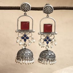 NAMAN ARTS Contemporary Jhumkas Earrings-picture-21