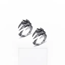 Teeragaj Set Of 2 Claw Shape Adjustable Finger Rings-picture-37