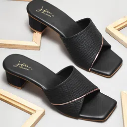 JM Looks Ethnic Block Sandals-picture-12