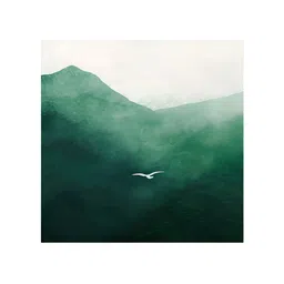 999Store Green & Off White 1 Piece Canvas Other Wall Paintings image 3