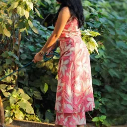 SZN Women Floral Printed Regular Kurta with Trousers-picture-25