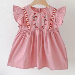 LULU & SKY Flutter Sleeve Fit & Flare Dress-picture-29