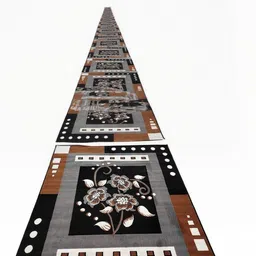 R CARPETS Printed Rectangular Shaped Carpet-picture-34