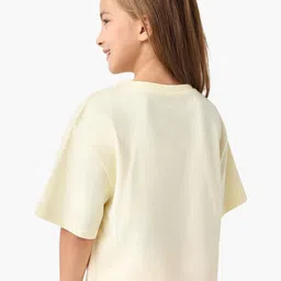 Juniors by Babyshop Girls Typography Printed Extended Sleeves Applique T-shirt image 4