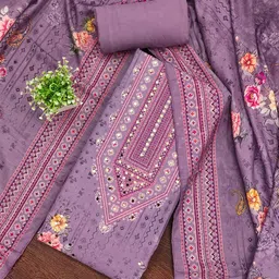 LeeliPeeri Designer Printed Unstitched Dress Material-picture-41