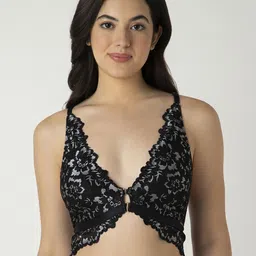 Amante Floral Bra Half Coverage Lightly Padded image 1