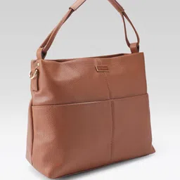 Van Heusen Textured Structured Shoulder Bag image 2