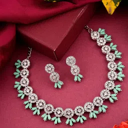 DIVASTRI Set Of 2 Gold-Plated Necklace Set image 1
