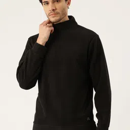 Octave High Neck Fleece Pullover Sweatshirt-image-43